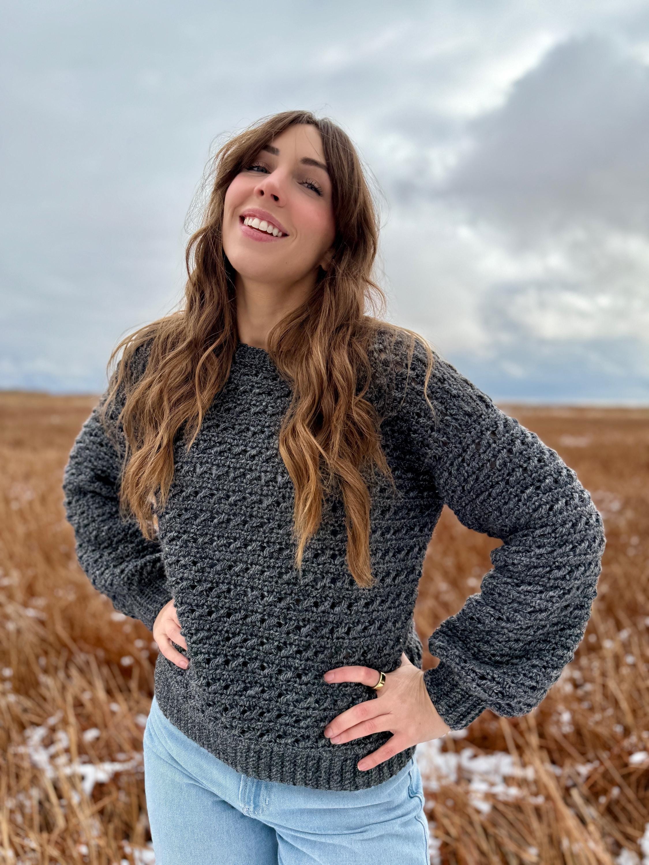 Maeve Pullover Crochet Pattern: Cozy, Textured, and Perfect for Layering