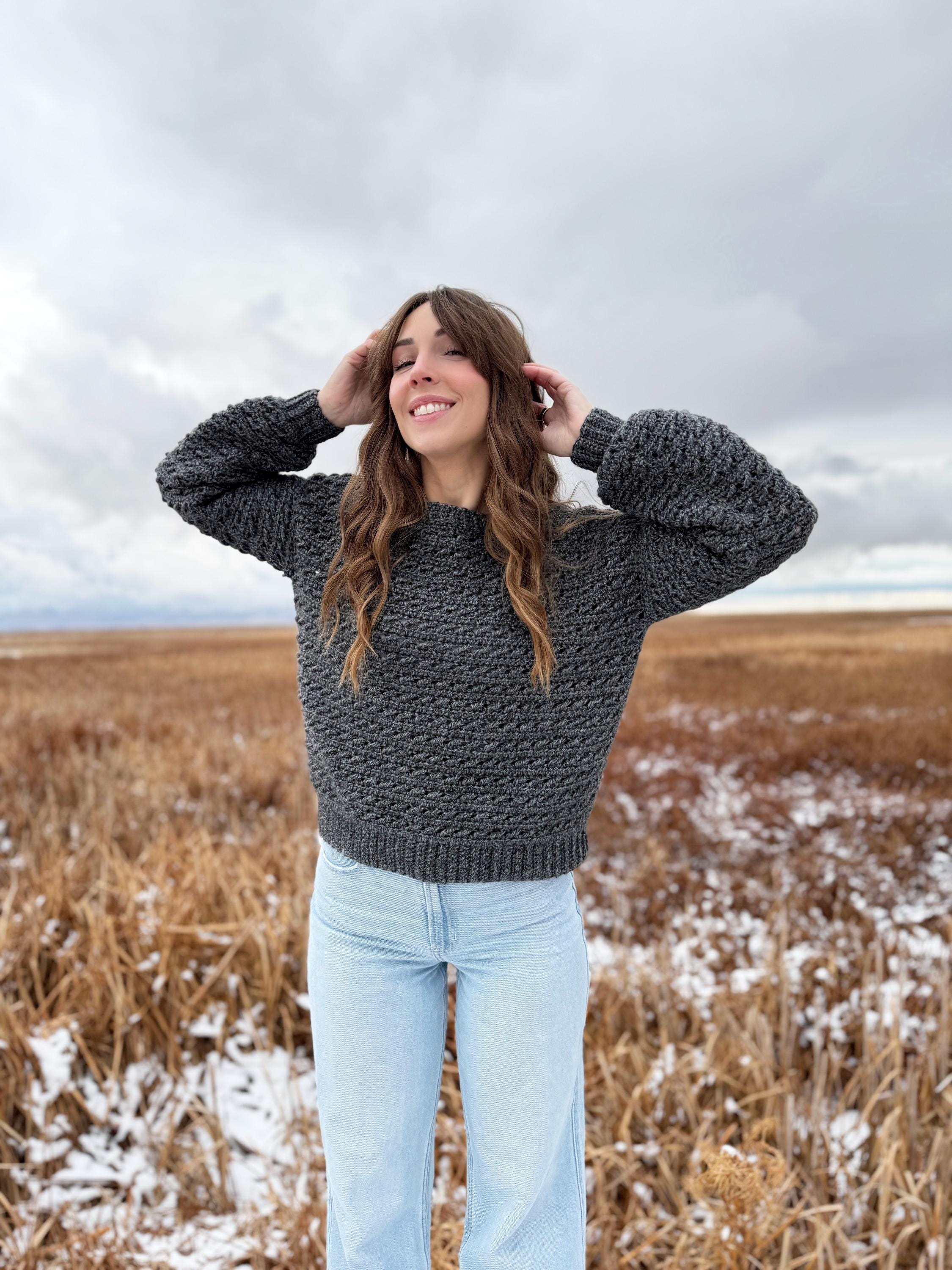 Maeve Pullover Crochet Pattern: Cozy, Textured, and Perfect for Layering