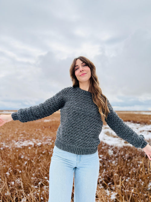 Maeve Pullover Crochet Pattern: Cozy, Textured, and Perfect for Layering