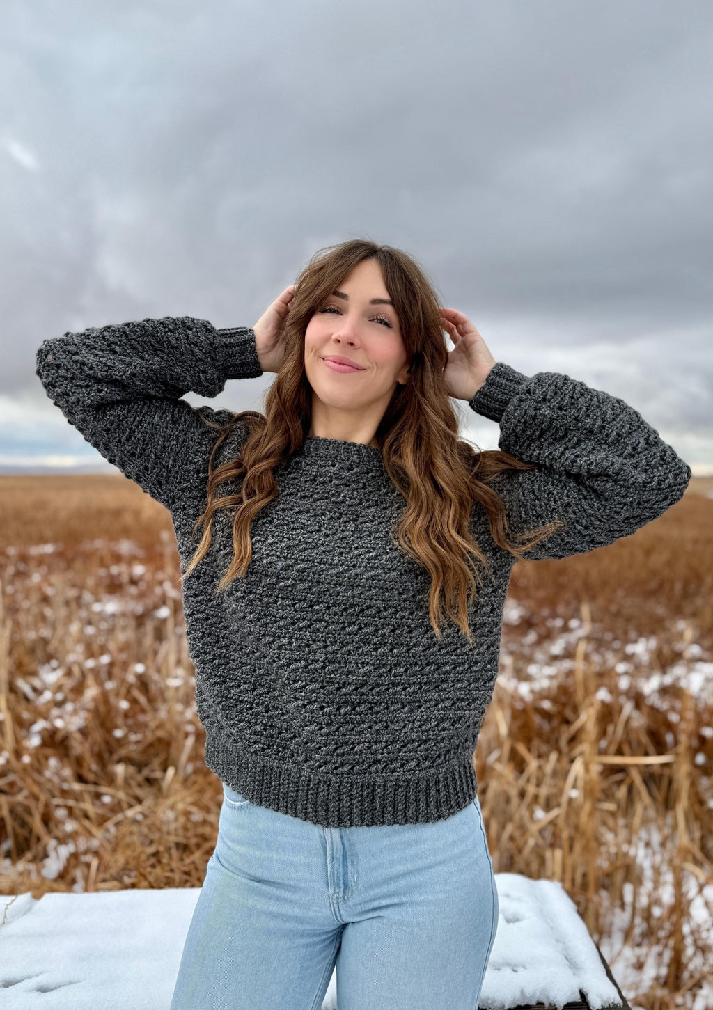 Maeve Pullover Crochet Pattern: Cozy, Textured, and Perfect for Layering