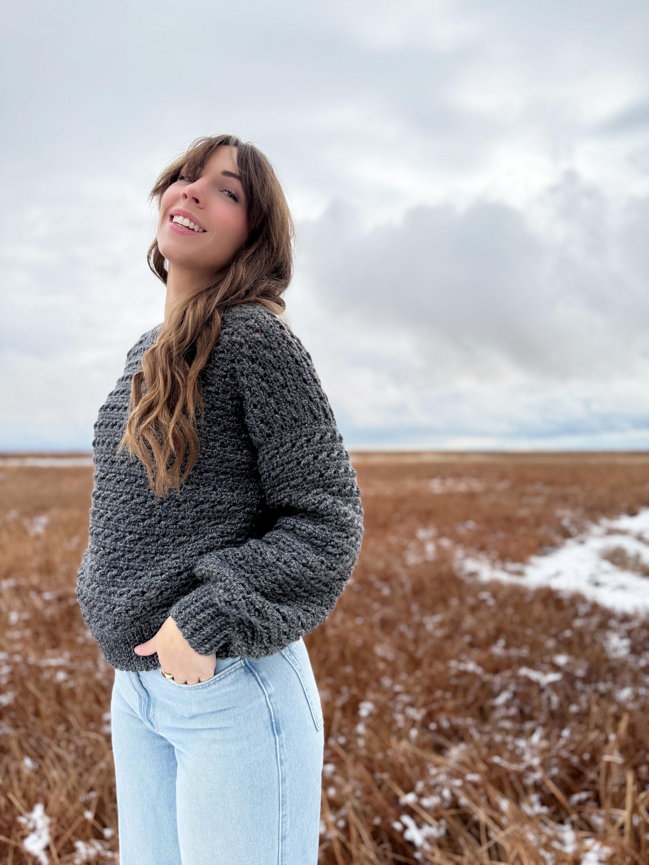 Maeve Pullover Crochet Pattern: Cozy, Textured, and Perfect for Layering