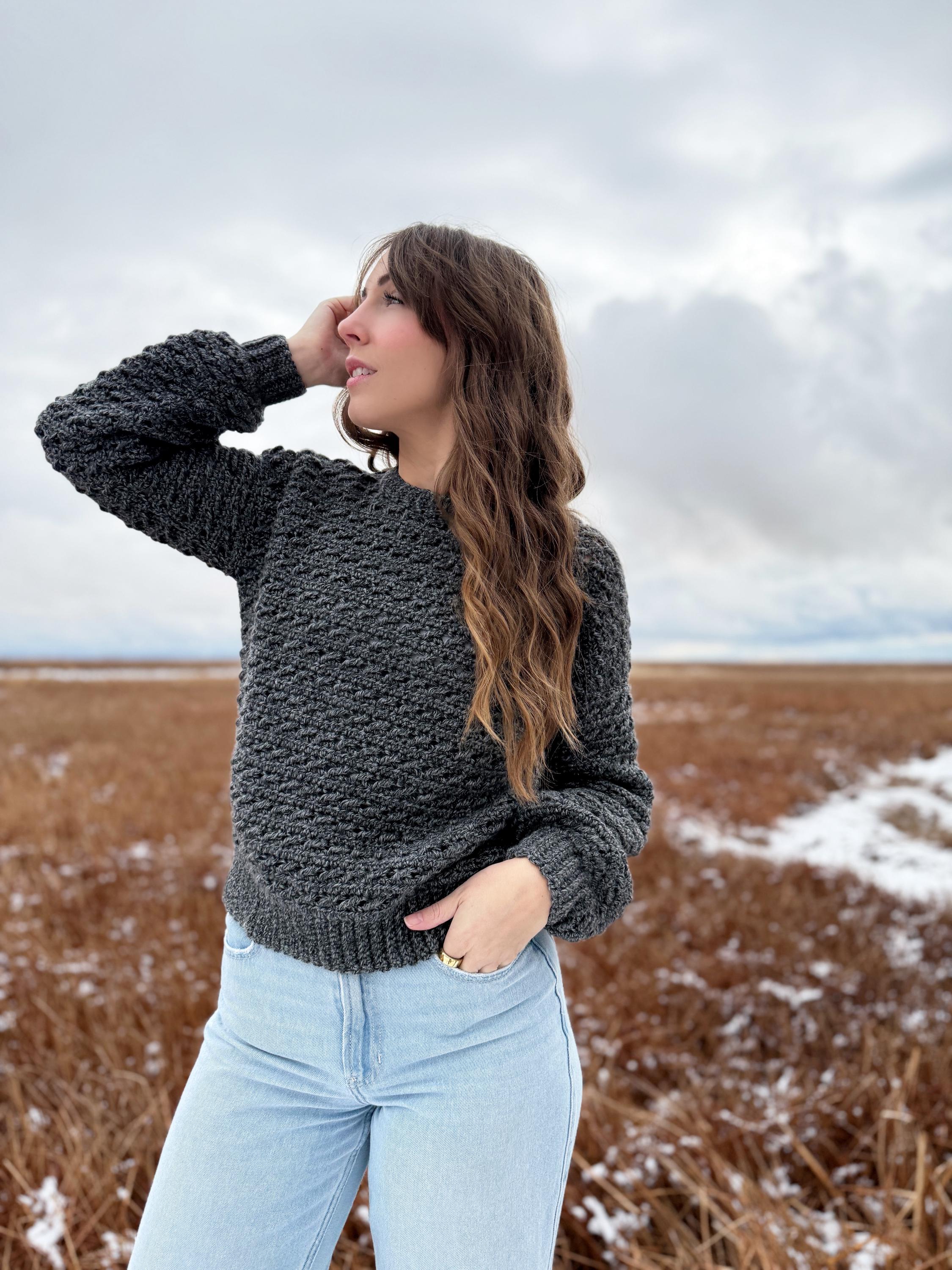 Maeve Pullover Crochet Pattern: Cozy, Textured, and Perfect for Layering