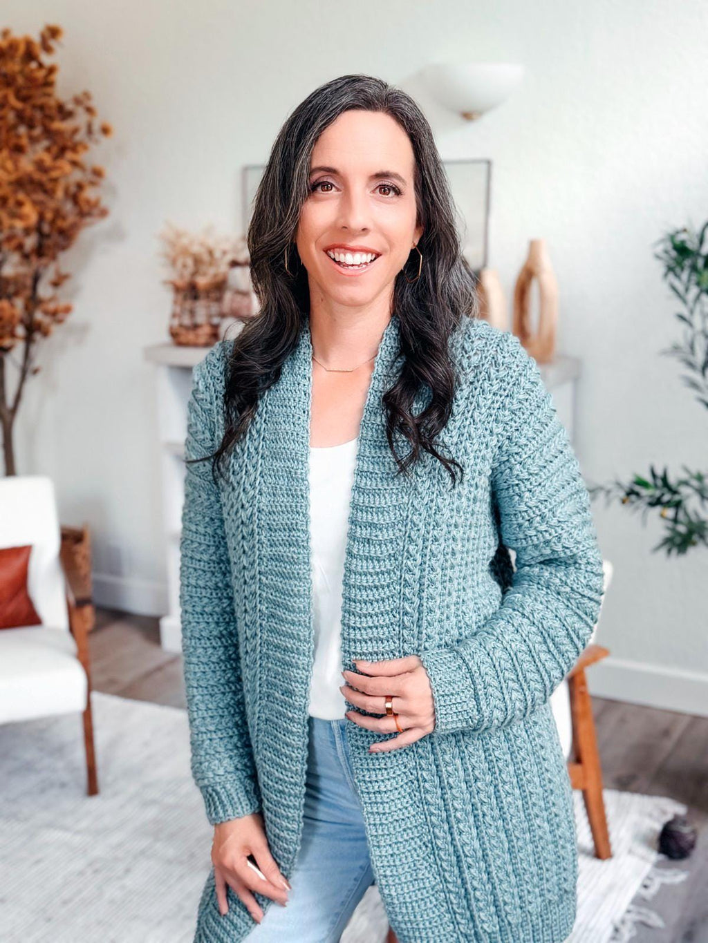 Wheat Stitch Cardigan: Cozy, Chic & Customizable Crochet Pattern