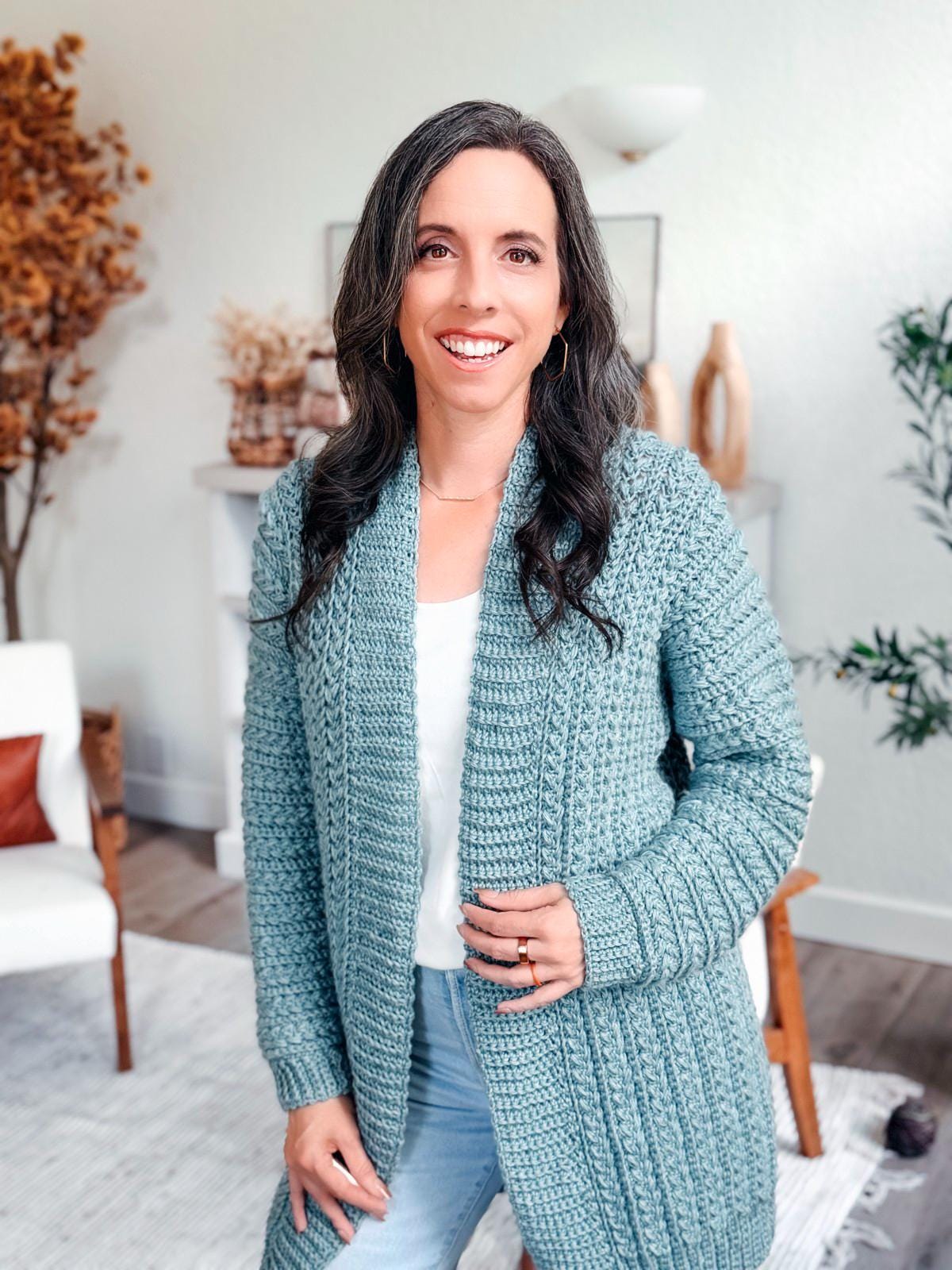 Wheat Stitch Cardigan: Cozy, Chic & Customizable Crochet Pattern