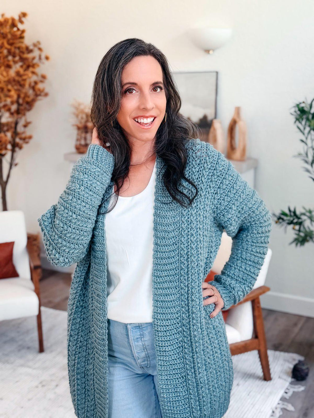 Wheat Stitch Cardigan: Cozy, Chic & Customizable Crochet Pattern