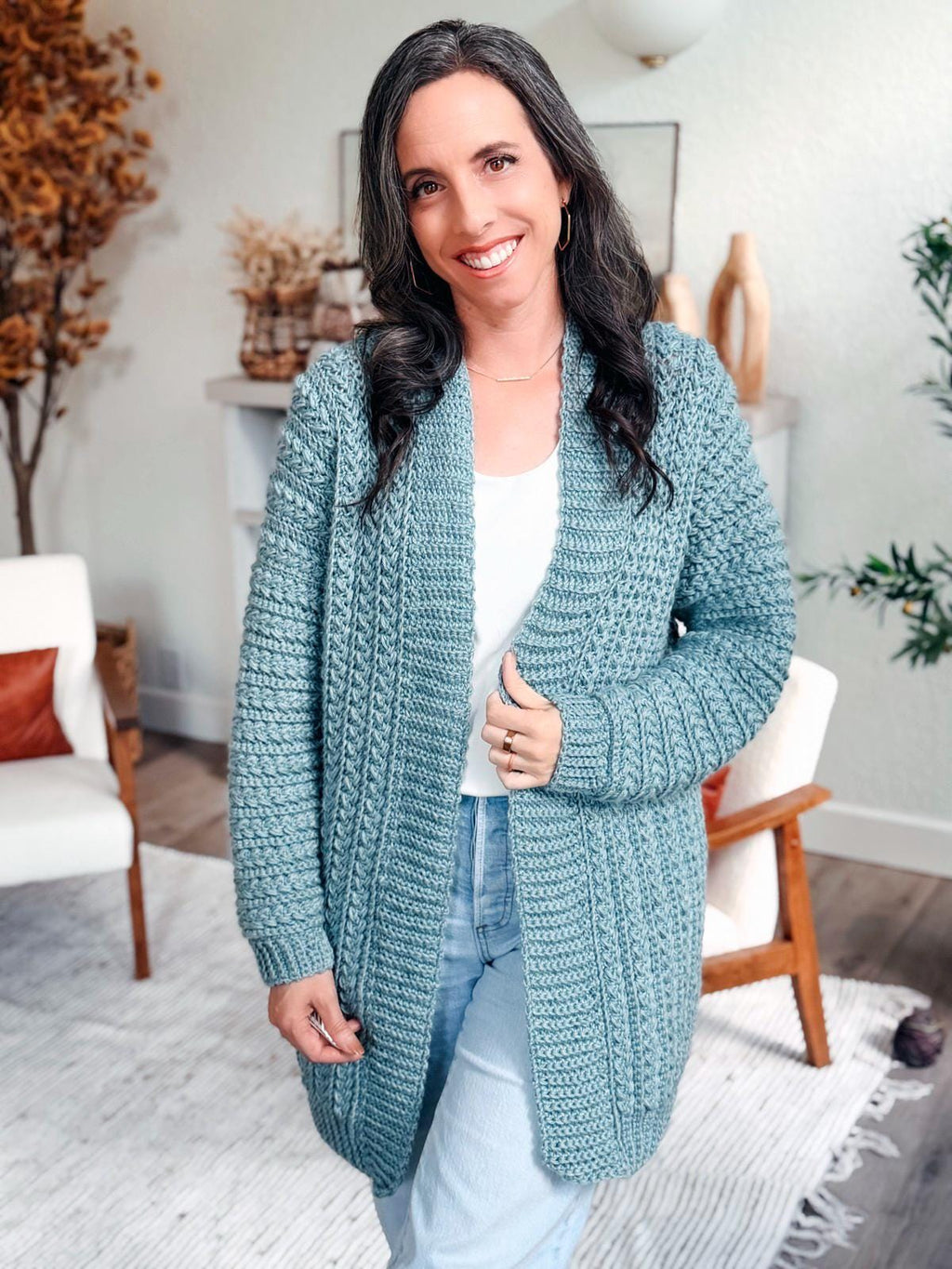 Wheat Stitch Cardigan: Cozy, Chic & Customizable Crochet Pattern