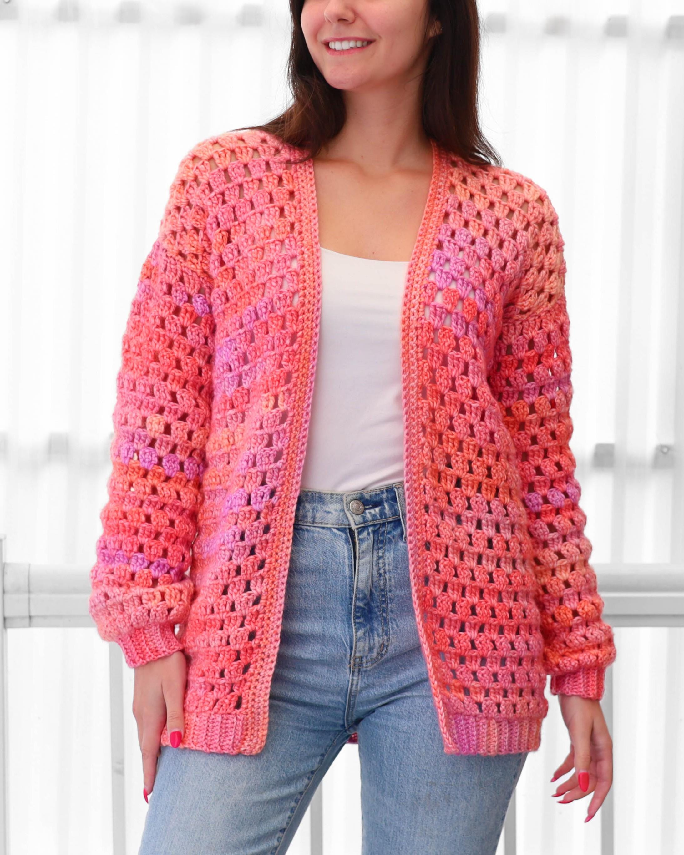 Eloise Cardigan Crochet Pattern: Effortless Style with Every Stitch