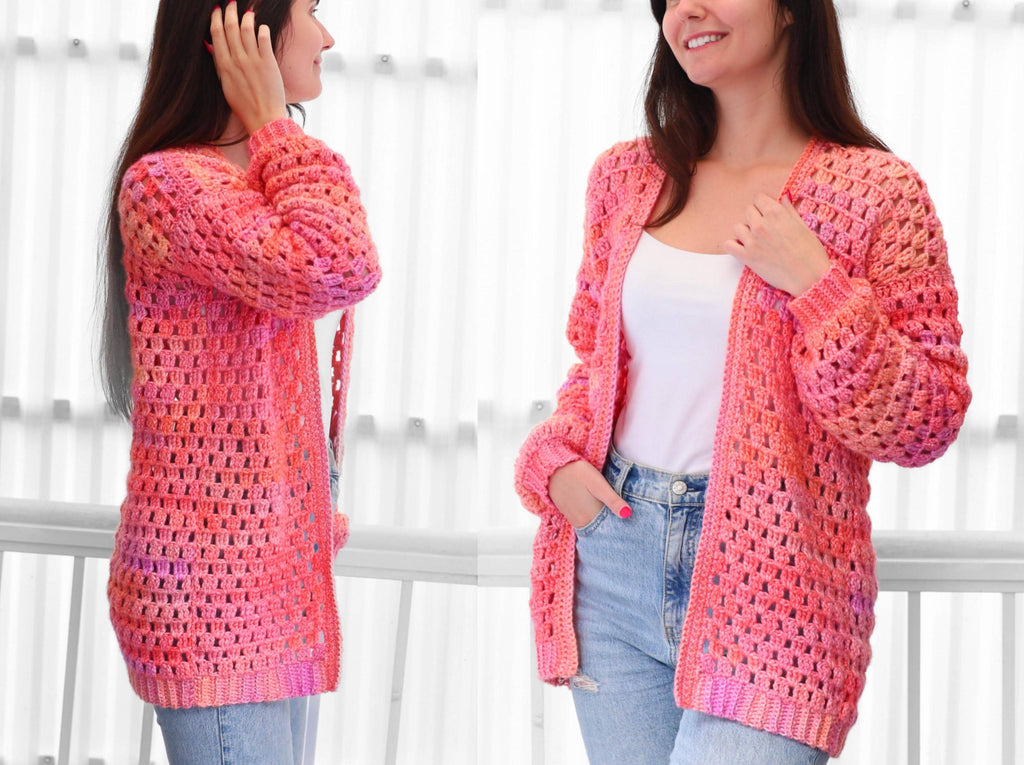 Eloise Cardigan Crochet Pattern: Effortless Style with Every Stitch