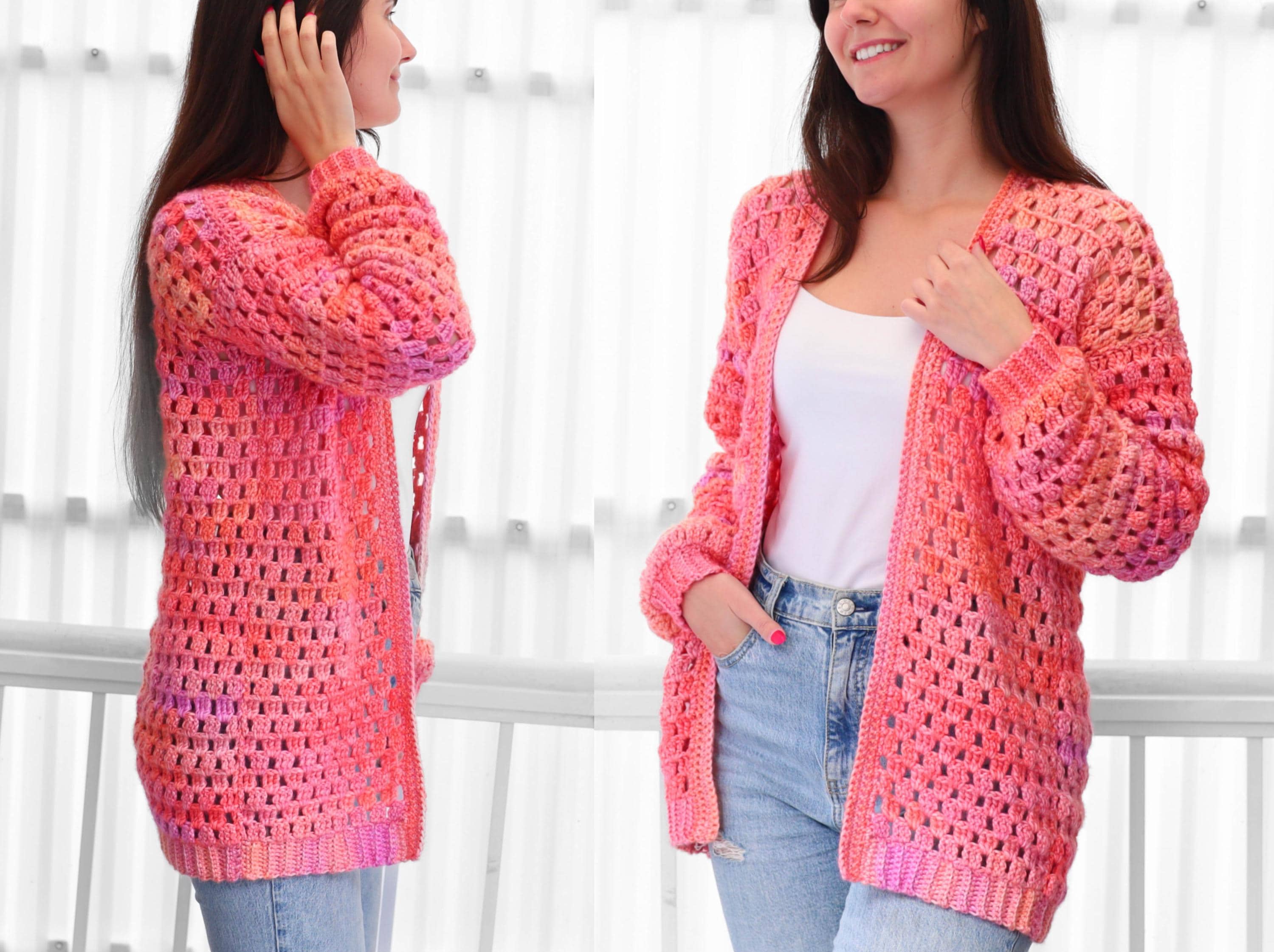 Eloise Cardigan Crochet Pattern: Effortless Style with Every Stitch
